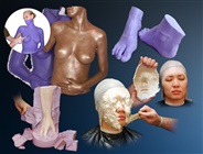 Lifecasting tools and techniques displayed.