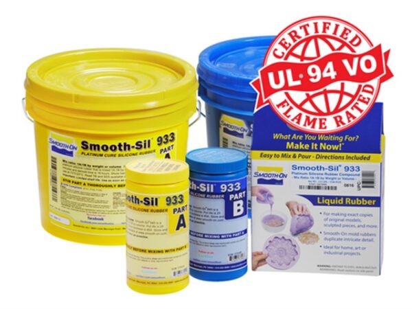 Various Smooth-Sil 933 silicone products