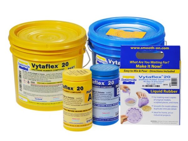 Rubber compound mixing and pouring supplies
