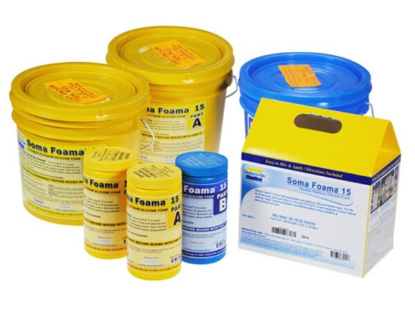 Various containers of Soma Foama 15