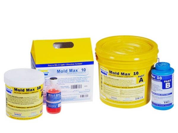 Mold Max 10 silicone rubber components