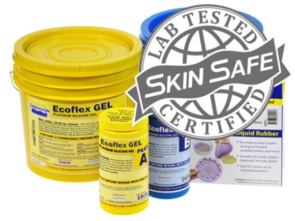 Ecoflex gel products with certification logo