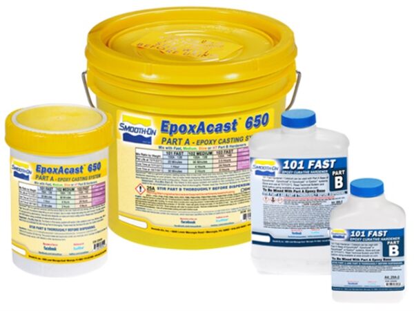 Epoxy casting system components and packaging