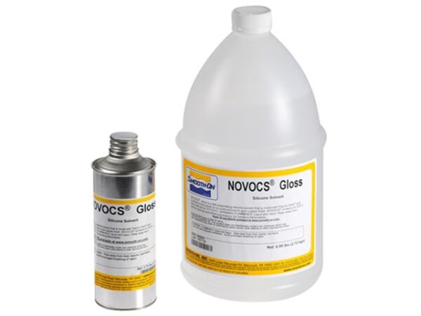 Two containers of silicone solvent