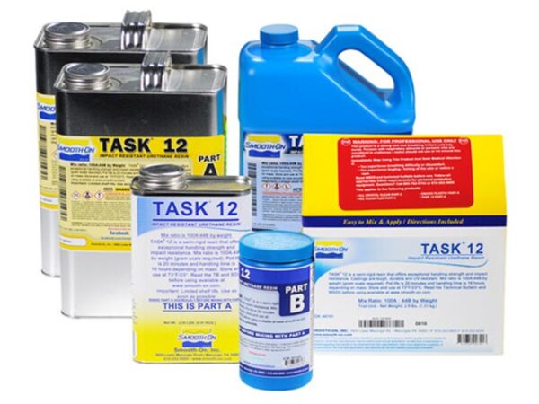 Various containers of TASK 12 products