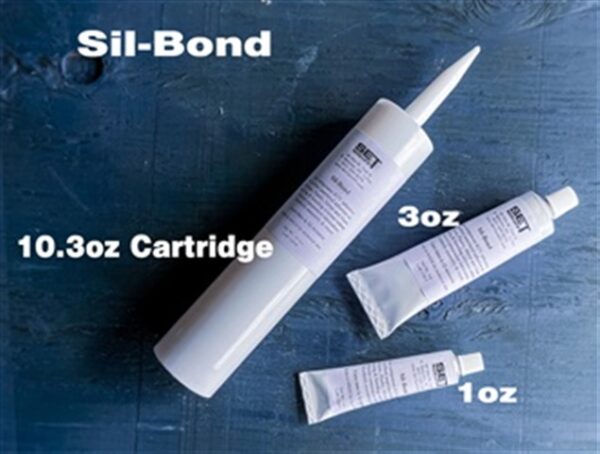 Sil-Bond adhesive tubes and cartridge